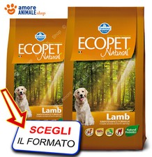 Farmina ECOPET Natural Adult Medium →  Agnello - 2,5 / 12 kg - Croccantini Cani