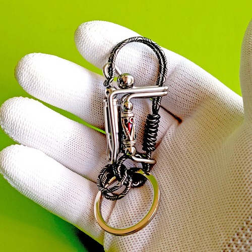 Wire Wrapping Golden Bullet Creative Bicycle Motorcycle Club Gift for Men Women - Picture 18 of 23