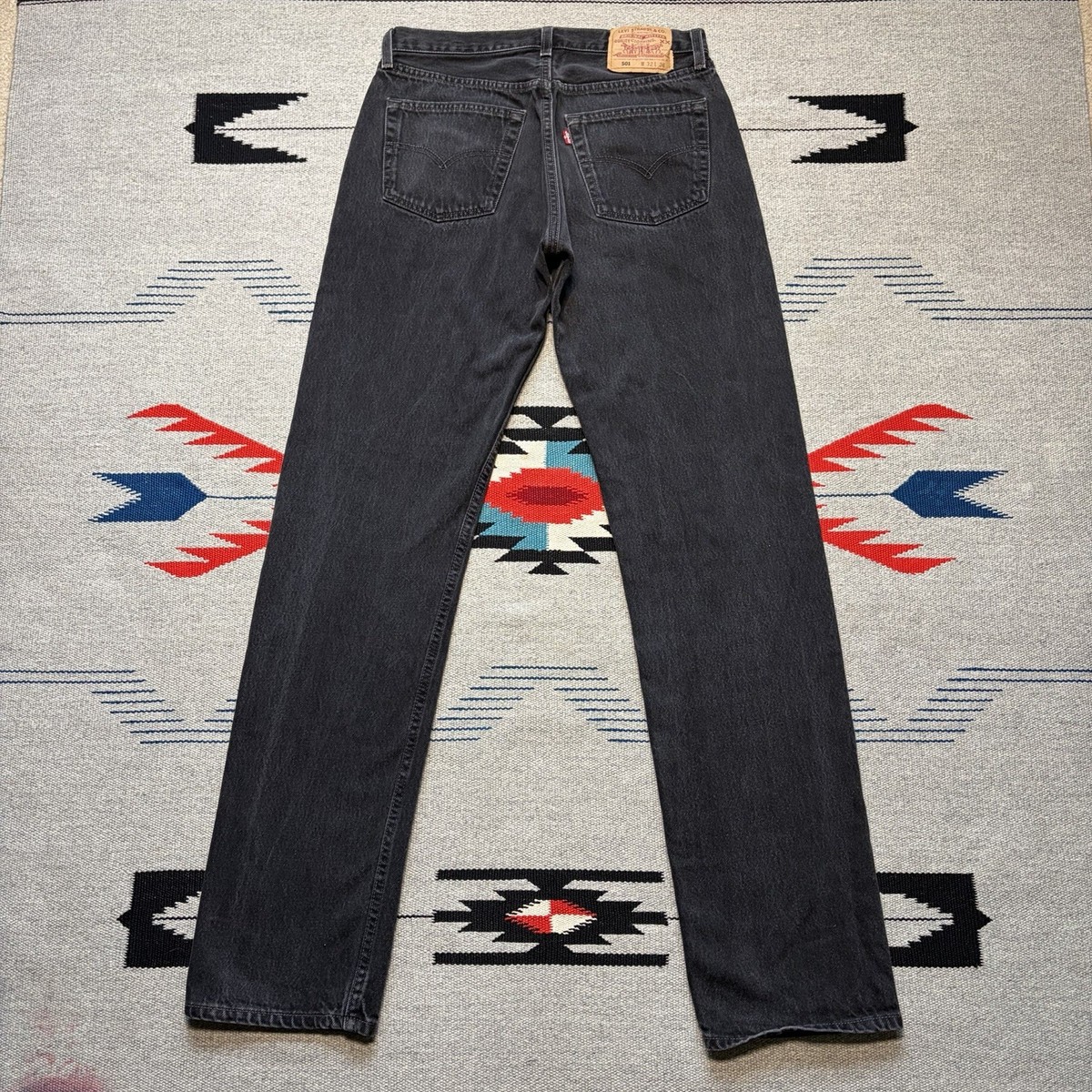Vintage 90s Levi's 501 Button Fly Denim Jean Men's Actual Sz 30x34