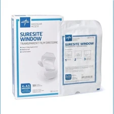 SureSite Window Transparent Film Dressing2.3x2.7 100ct