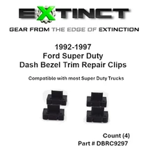 92-97 OBS F-Series Dash Bezel Trim Repair Kit 4 Piece, OBS Repair