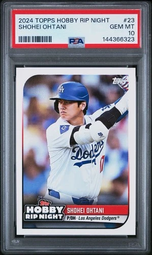 2024 Topps Hobby Rip Night - Shohei Ohtani #23 PSA 10 Gem Mint LOW POP!