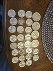 Lot 25 Silver Quarters 4 Liberty.90%silver