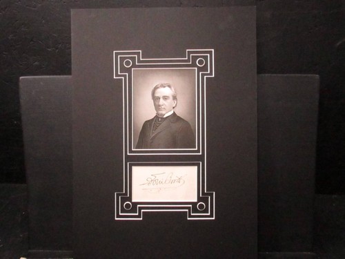 NobleSpirit (PA) Historical Actor Edwin Booth Signature w/Etching | eBay