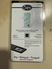 Sizzix Square Repositionable Magnetic Die Movable #656449 Scrapbooking Craft Art