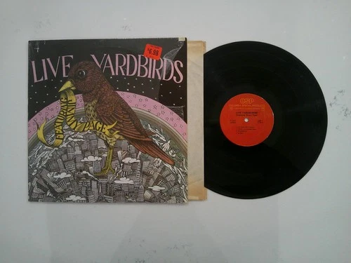 YARDBIRDS JIMMY PAGE (LED ZEPPELIN) LIVE LP MEGA RARE 1976 COLUMBIA CSP~SHRINK!!