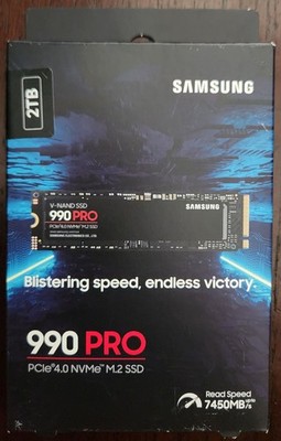 BRAND NEW SAMSUNG 990 PRO 2TB SSD M.2 PCIe 4.0 NVMe MZ-V9P2T0/AM