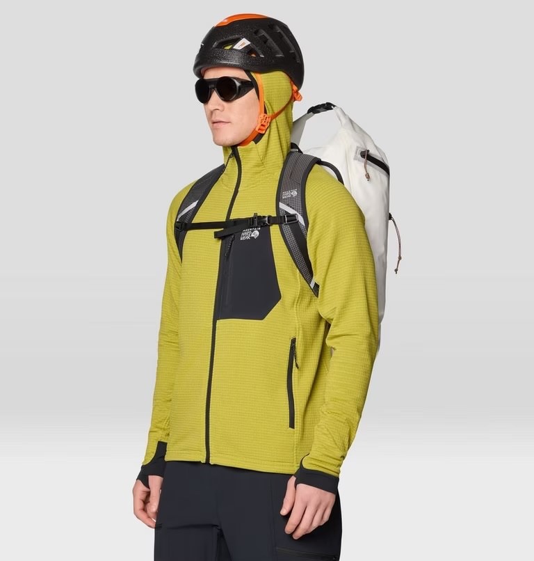Mountain Hardwear Polartec Power Grid Full Zip Hoody Jacket (XL