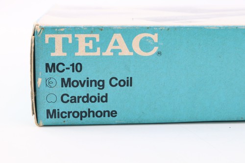 Vtg TEAC MC-10 Moving Coil Wired Plug-In Audio Microphone Sound Recording - Picture 4 of 7