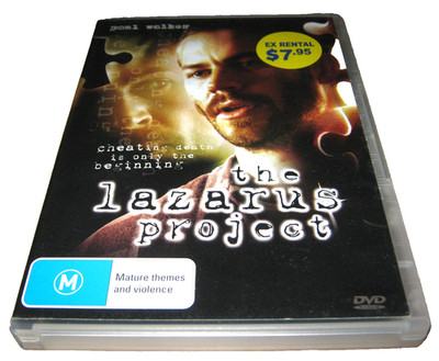 The Lazarus Project - Paul Walker - Ex Rental - DVD - R4