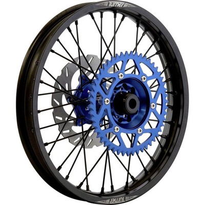 Turner Performance Products Titan Rear Wheel - Blue Hub/Black Rim, 2.15in x 18