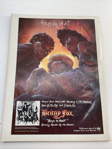 Circus Magazine January 31 1990 Steven Tyler & Sebastian Bach Poster No Label - Picture 2 of 2