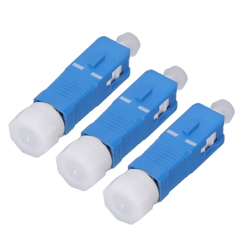 3xer Glasfaser-Anschlussadapter SC-Stecker Auf FC-Buchse Singlemode-Konverter❀