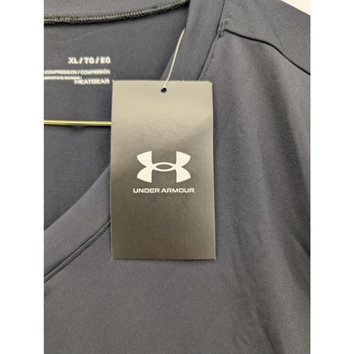 NWT Under Armour Tactical HeatGear Compression Men's V-Neck T-Shirt in Black XL - Picture 5 of 8