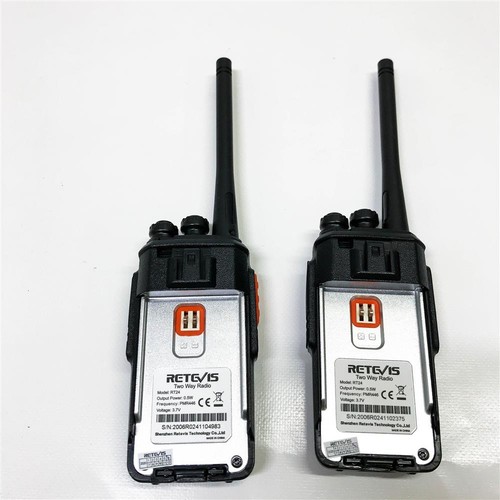 Retevis RT24 Talkie Walkie Professionnel, Talky Walky Rechargeable PMR446 - Photo 4/7