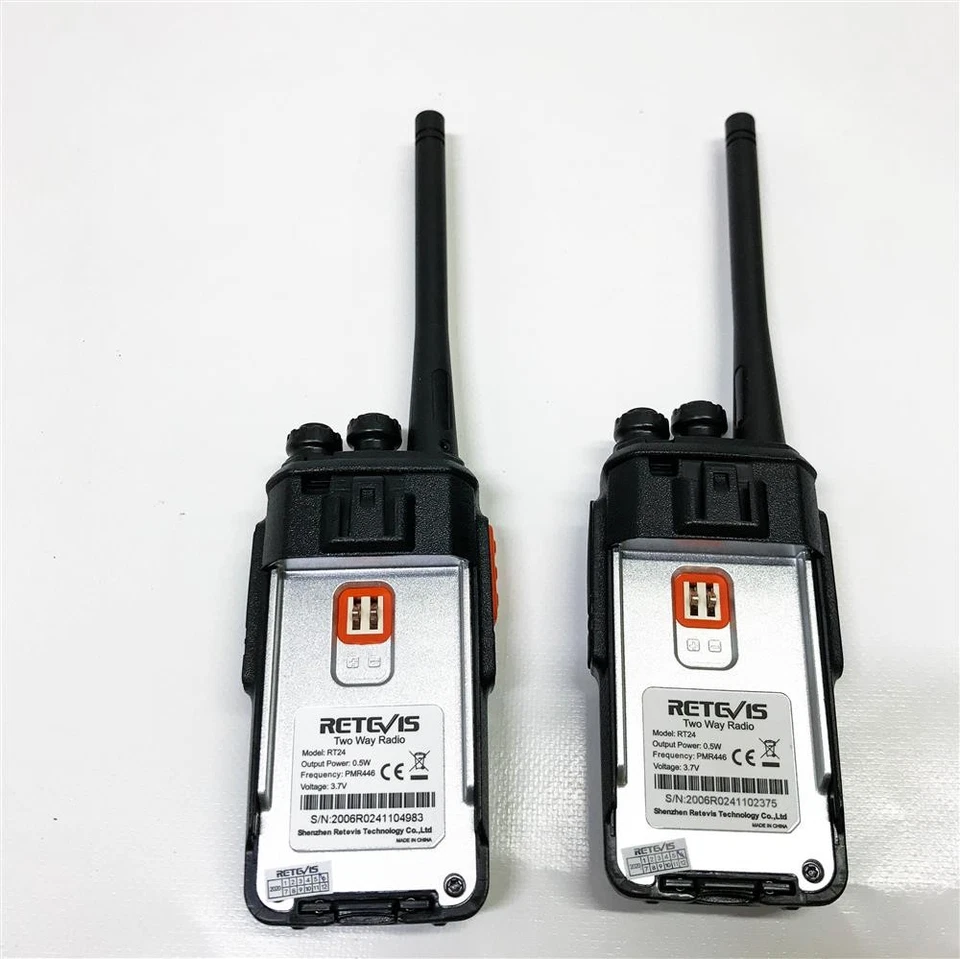 Retevis RT24 Professional Walkie Talkie, Walky Talky Wiederaufladbar PMR446 - Bild 4 von 4