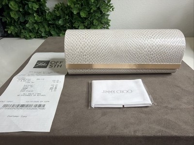 Authentic JIMMY CHOO Snakeskin Pattern Magnetic Snap  display picture 3