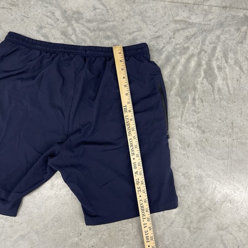 UNRL Shorts Men XL Stride 9" Blue Drawstring Activewear Comfort Stretch Gym - Picture 6 of 7