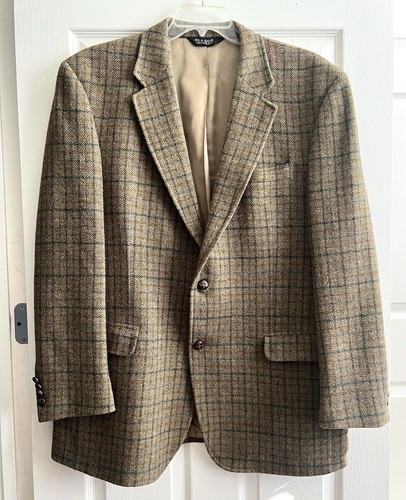 Chaqueta Blazer Hombre JOS A BANK Harris Tweed Escocia 100% Lana Costo Deportivo 46L - Imagen 1 de 14