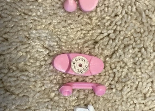 VTG Barbie doll phone Princess Rotary Telephone special LISTING FOR CINDY ONLY