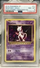 2016 POKEMON XY EVOLUTIONS CRACKED ICE #51 MEWTWO-HOLO PSA 8