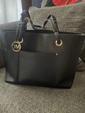 Michael Kors Black Leather Shoulder Bag