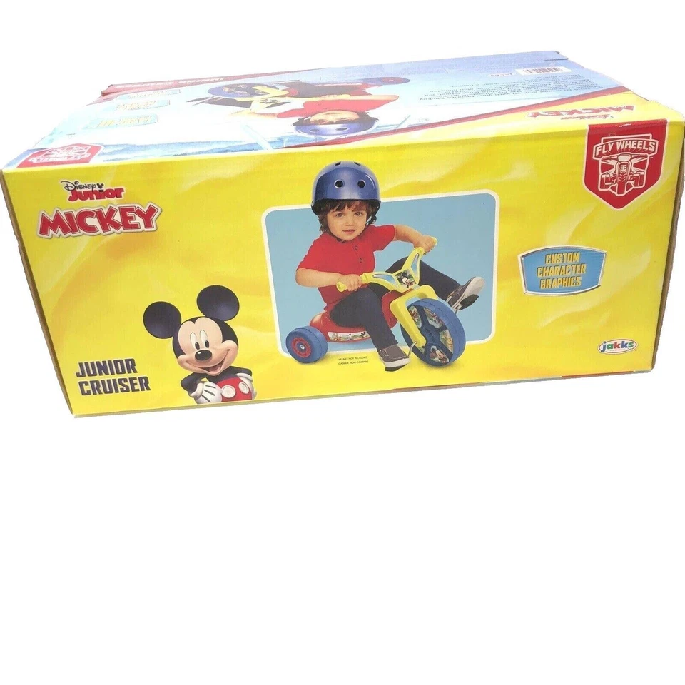 Triciclo Mickey Mouse Paseo en Bicicleta Disney Junior Edades 2-4 Foto 2 de 3