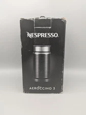 Nespresso Aeroccino 3 Milk Frother Machine Black *OPEN-BOX/NEW*