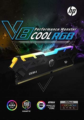 HP V8 RGB Gaming DDR4 3600MHz 8GB 3600 MHz 8 GB - Picture 2 of 4