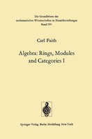 Algebra | Rings, Modules And Categories I | Carl Faith | Englisch | Taschenbuch