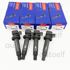 4X DENSO Ignition Coil For Toyota Corolla Celica Matrix 1.8 673-1300 90919-02239