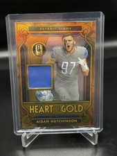 2023 Panini Gold Standard Heart of Gold Threads  199 Aidan Hutchinson  12 Patch