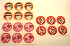 1980's Trend Scratch 'N Sniff Stinky Stickers - Halloween / Valentine's / Mint
