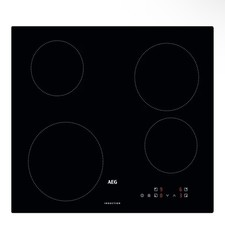 AEG 3000 Series Induction Hob 60cm, 4 Cooking Zones, IBX64200CB, Precise Touch