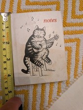 1977 1978 B. Kliban Guitar Cat Pocket Calendar Planner Workman
