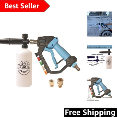 #ad #ad Versatile 5000 PSI Pressure Washer Gun with Swivel Foam Cannon amp; 5 Nozzles $67.99
