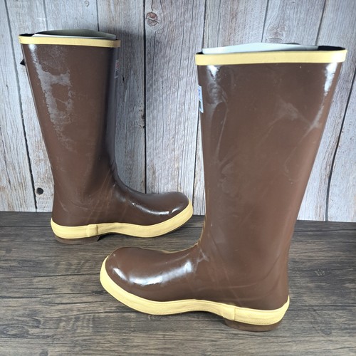 Xtratuf XT Legacy Gusset 15" Copper Tan Waterproof Boots Men's Sz 9 (VGC) 22279G - Picture 5 of 7