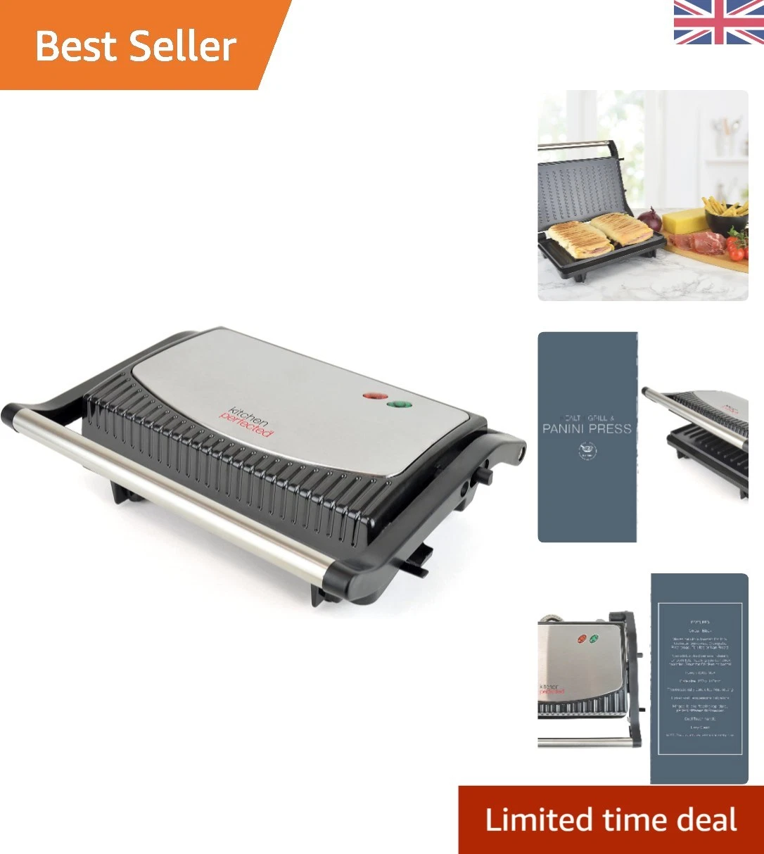Sleek & Stylish Panini Maker – Easy to Clean, PFOA Free for Healthy Cooking
Opens in a new window or