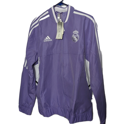 adidas Real Madrid ジャージ M Real Madrid Adidas Official Retro Training Jacket Purple. Mens