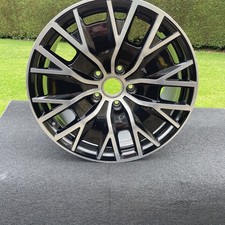 Genuine Porsche Taycan 20’black Alloy Wheel. Rear Used 9J1601025AH 041 11JxET60