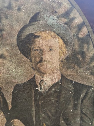 Seltenes Vintage Robert Redford Sundance Kind Paul Newman 1969 Ölgemälde auf Karton - Bild 3 von 12