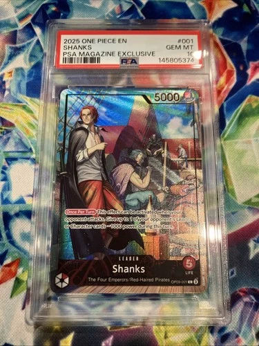 2024 One Piece Emperors in the New World Leader #OP09-001 Shanks PSA 10