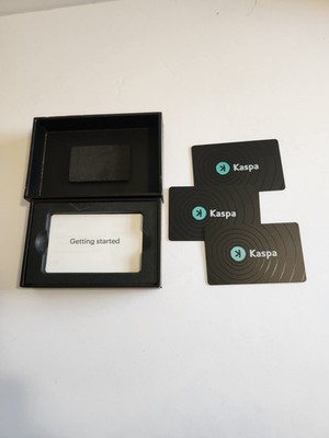 Tangem Kaspa Wallet 3 Cards NFC IP68 EAL6+ Hardware Cryptocurrency 2024