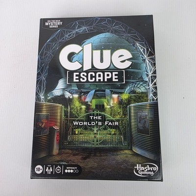 Hasbro Clue Escape: The World s Fair Mystery Board Game Escape Room 1-Time Solve