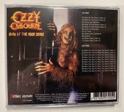 Ozzy Osbourne - Bark At The Moon Demos CD 2025 Xcitable Records
