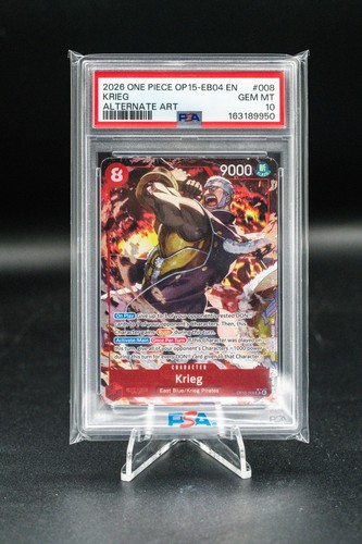Krieg (Alternate Art) graded PSA 10 for sale on eBay