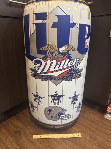1996 Dallas Cowboys Miller Lite - 5 Mal Super Bowl Champs aufblasbar - Bild 1 von 24