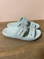Crocs Iconic Comfort Classic Sandals Slides 206761 Aqua Light Blue Size M10 W12