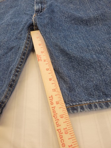Levis 505 Shorts Mens 36 Blue Denim Baggy Skater Red Tag Western - Picture 7 of 11