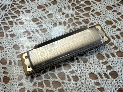Vintage harmonica good condition brand is M.HOHNER BLUES HARP